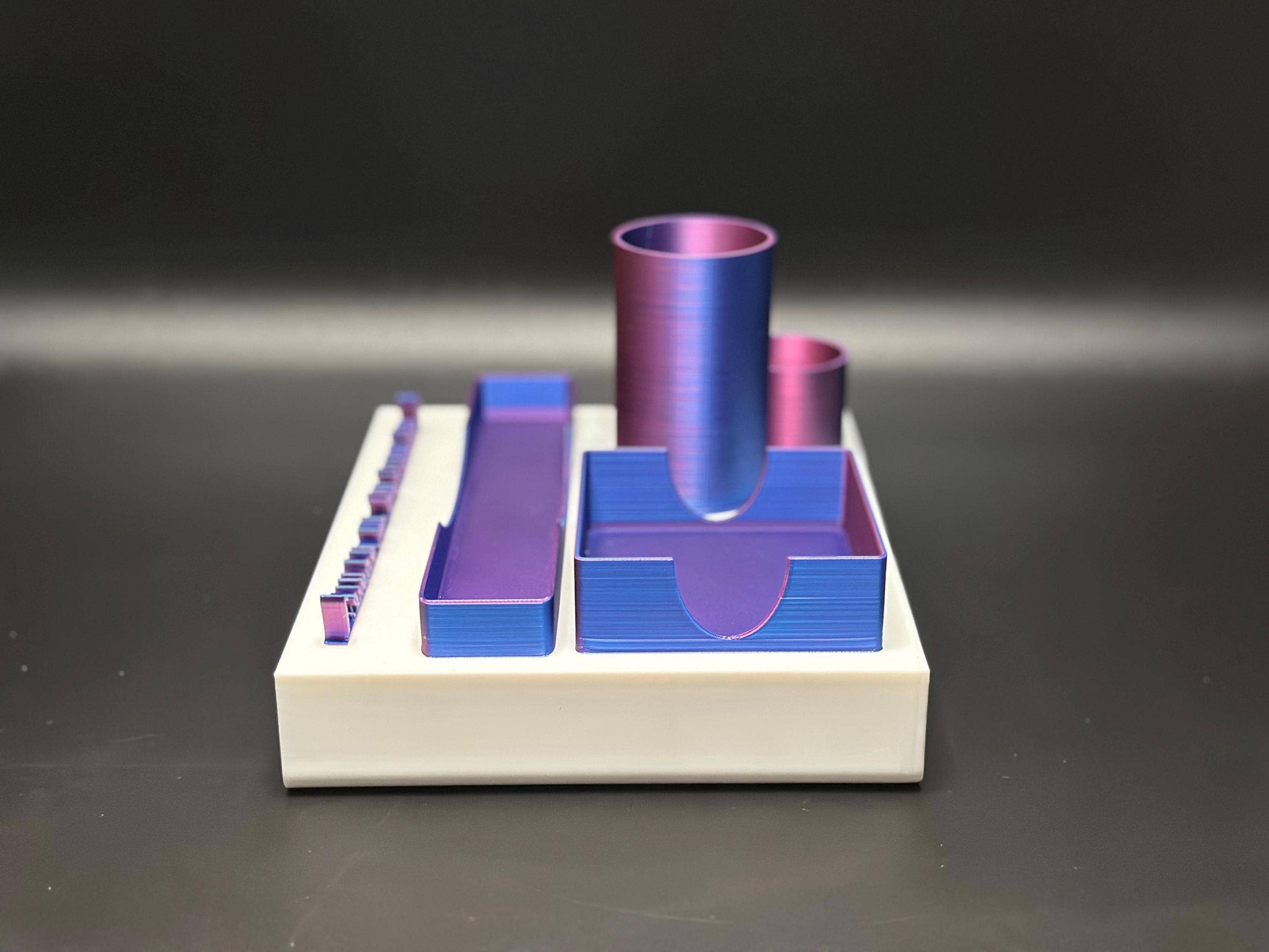 <3 Studio - Wholesale Desk Organizer - Office Desk Storage with Custom Name Plate6