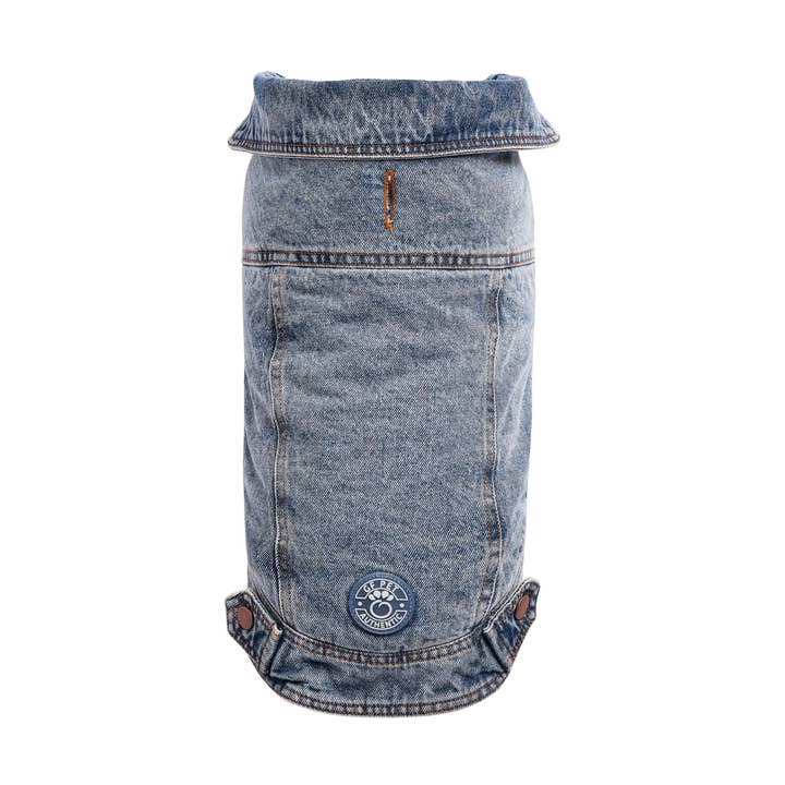 GF Pet – wholesale Pet jacket – Dog – GF Pet Denim Jacket - Light Wash0