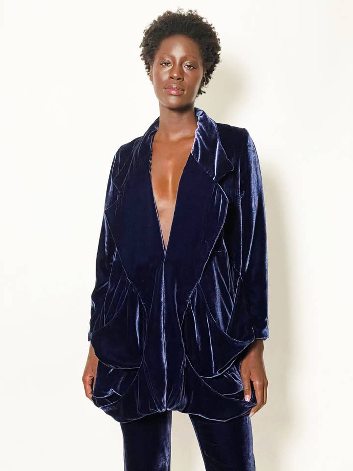 Veste en velours Archer pour la vente par Jasmine Chong