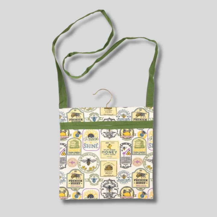 Honey Pot Peg Bag - Yellow for wholesale by Dexam UK