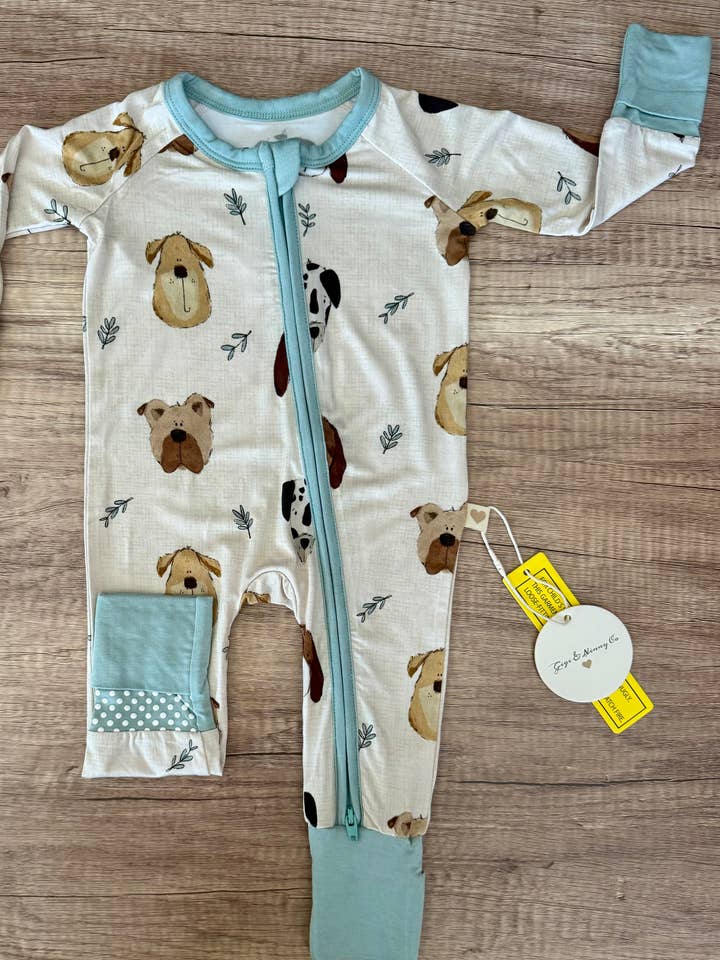 Ruffin' It Dog Zippy Pajama for wholesale by Gigi & Ninny Co
