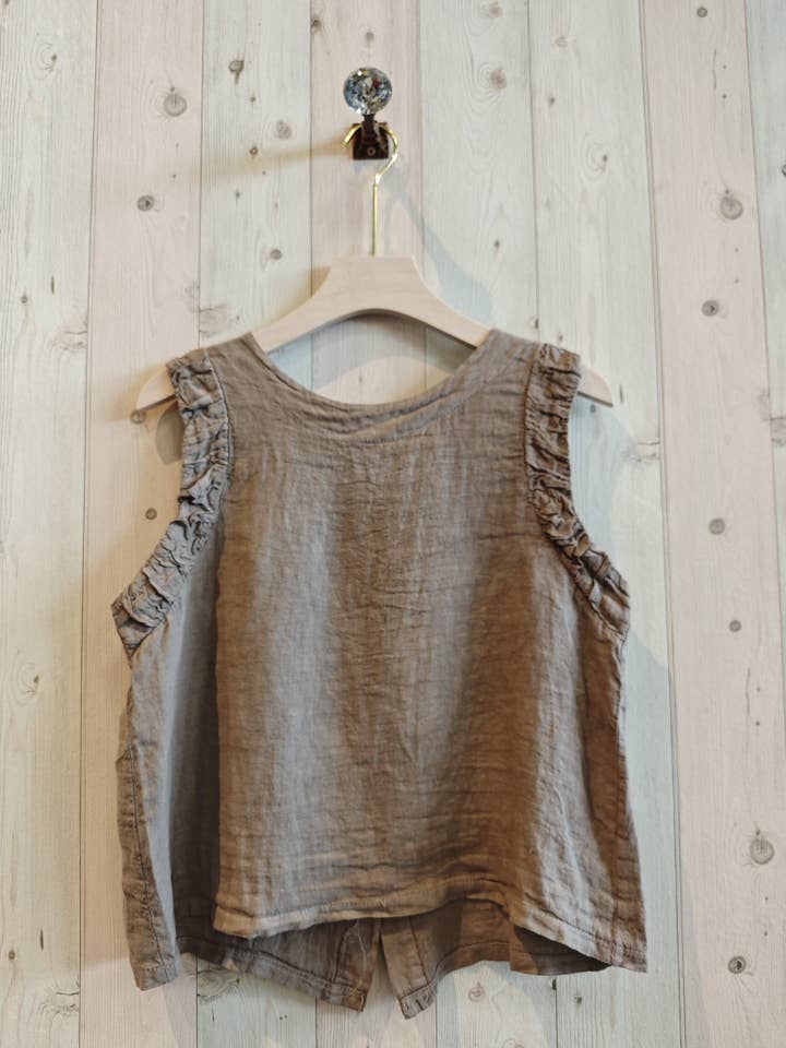 Linen & More - Wholesale Blouse - Women's - REF 17962 100% LINEN BLOUSE