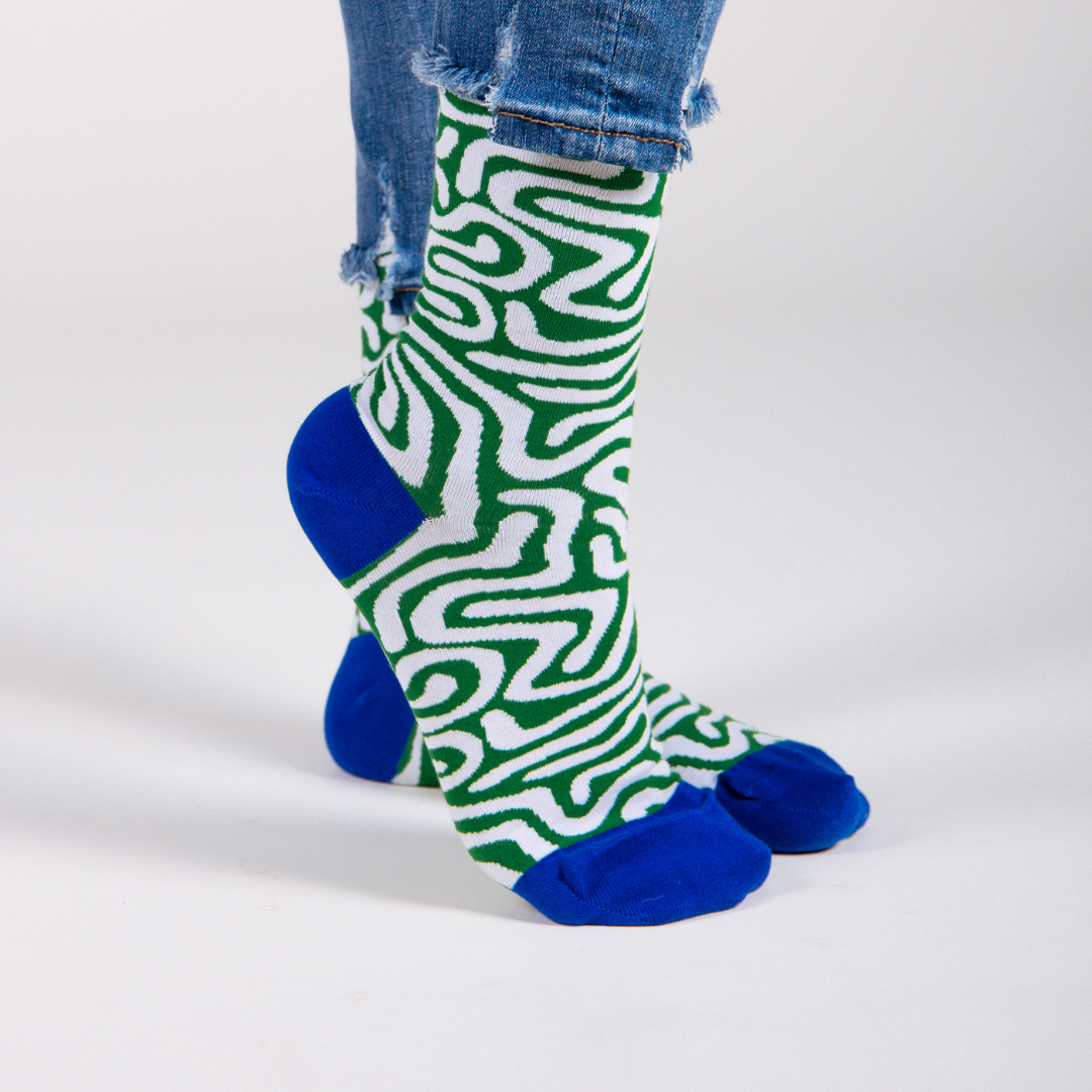 Afropop - Wholesale Sokken - Uniseks - Roots groen5