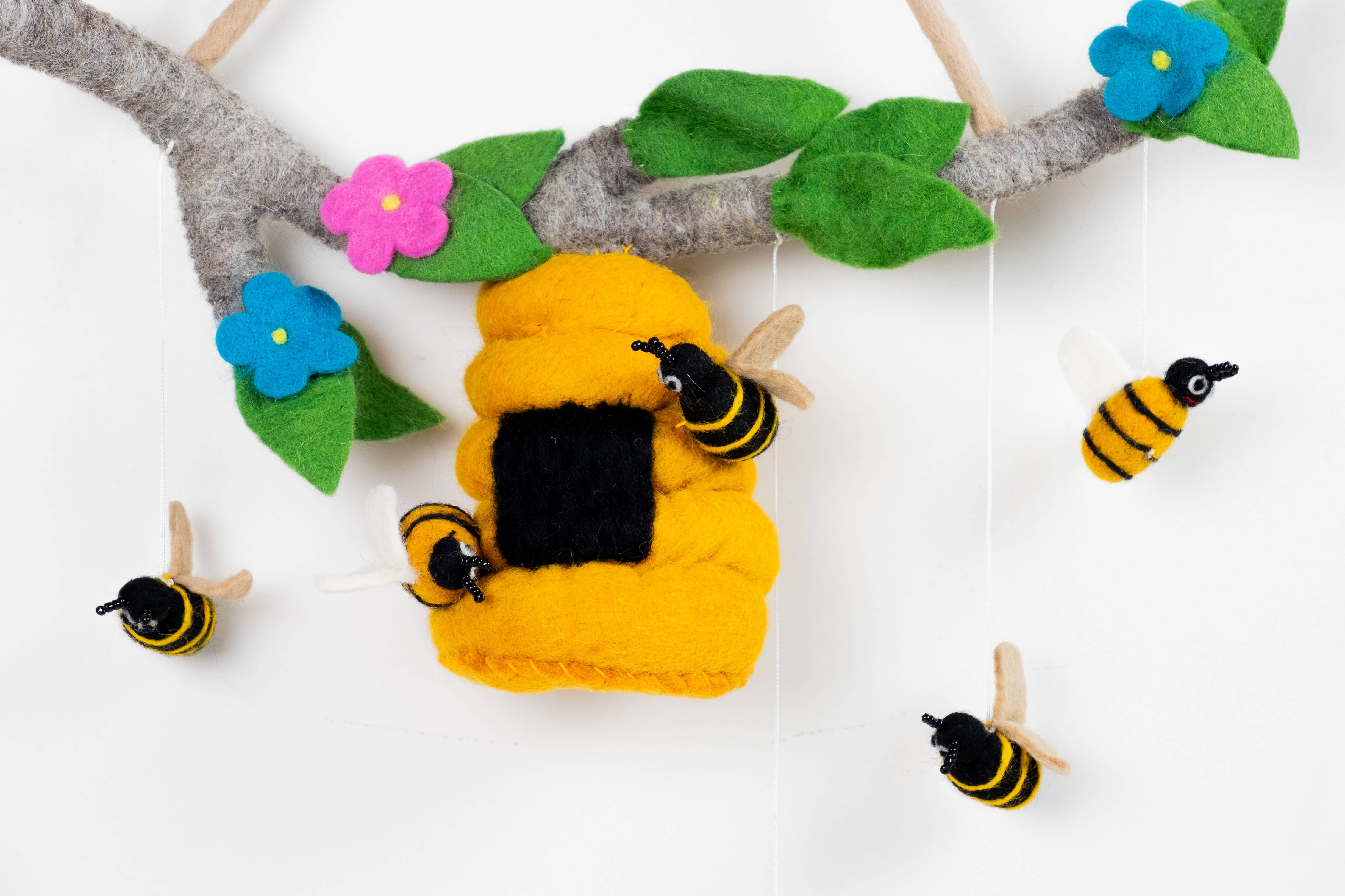 The Winding Road - Wholesale Baby Mobile - Baby Mobile - Bee Hive and Honey Bee - Nursery Decor7