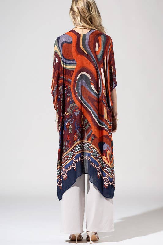 Pointillism Kimono for wholesale on Faire10