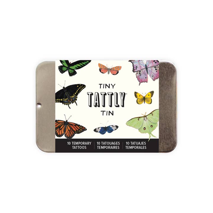 Tattly - Wholesale Temporary Tattoo - Tiny Butterfly Tattoo Tin