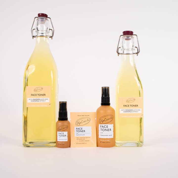 UpCircle Beauty UK – Toner facial por atacado – Tónico Facial Ecológico + Sustentável com Ácido Hialurónico