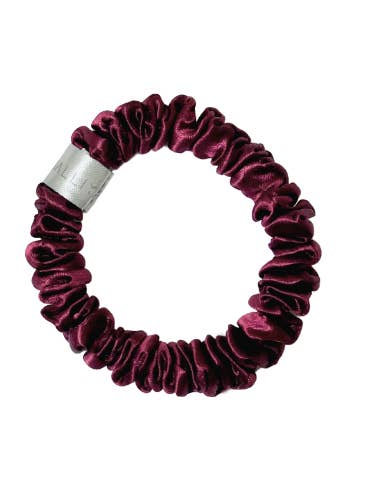 Smal Silkes Hårsnodd - Bordeaux för wholesale av Malliya