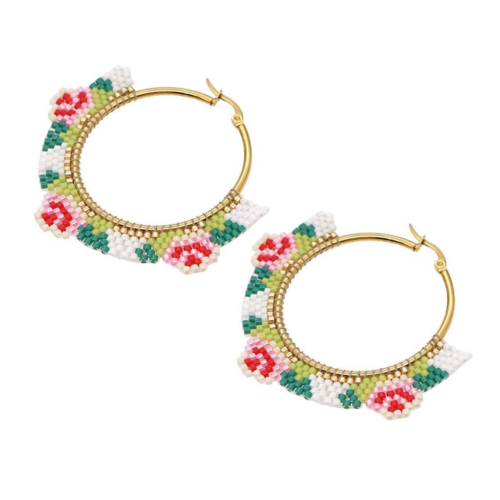 Phalaenopsis Paris - Wholesale Hoop Earrings - Boucles créoles LOLITA1