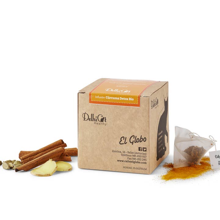 CAFÉS EL GLOBO SL - Wholesale Health/Detox Tea - TURMERIC GREEN TEA1
