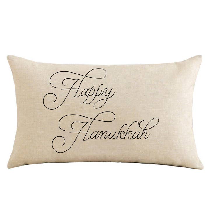 Décor festif de Hanoukka — Coussin de Noël pour la vente par LuckTen