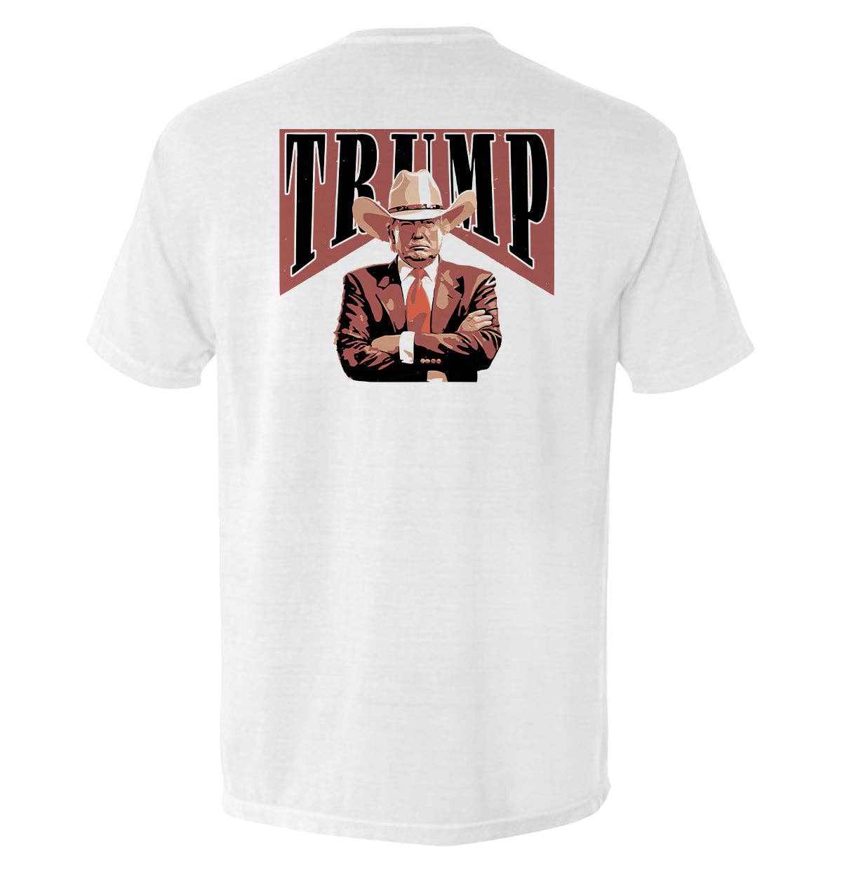 Shield Republic - Vente T-shirt sérigraphié – homme - Label rouge Trump4