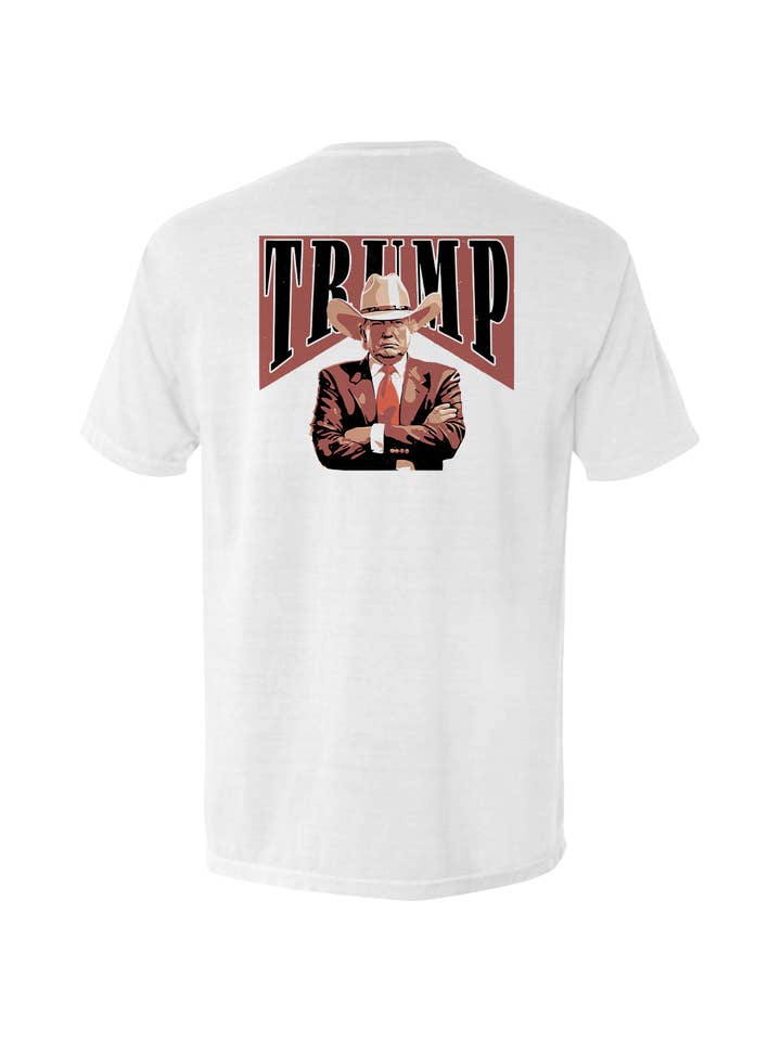 Shield Republic - Vente T-shirt sérigraphié – homme - Label rouge Trump4