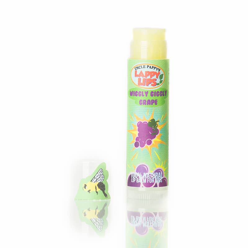 Just Bee – wholesale Läppbalsam – Wiggly Giggly Grape - Lappy Läppar - Kids läppbalsam2