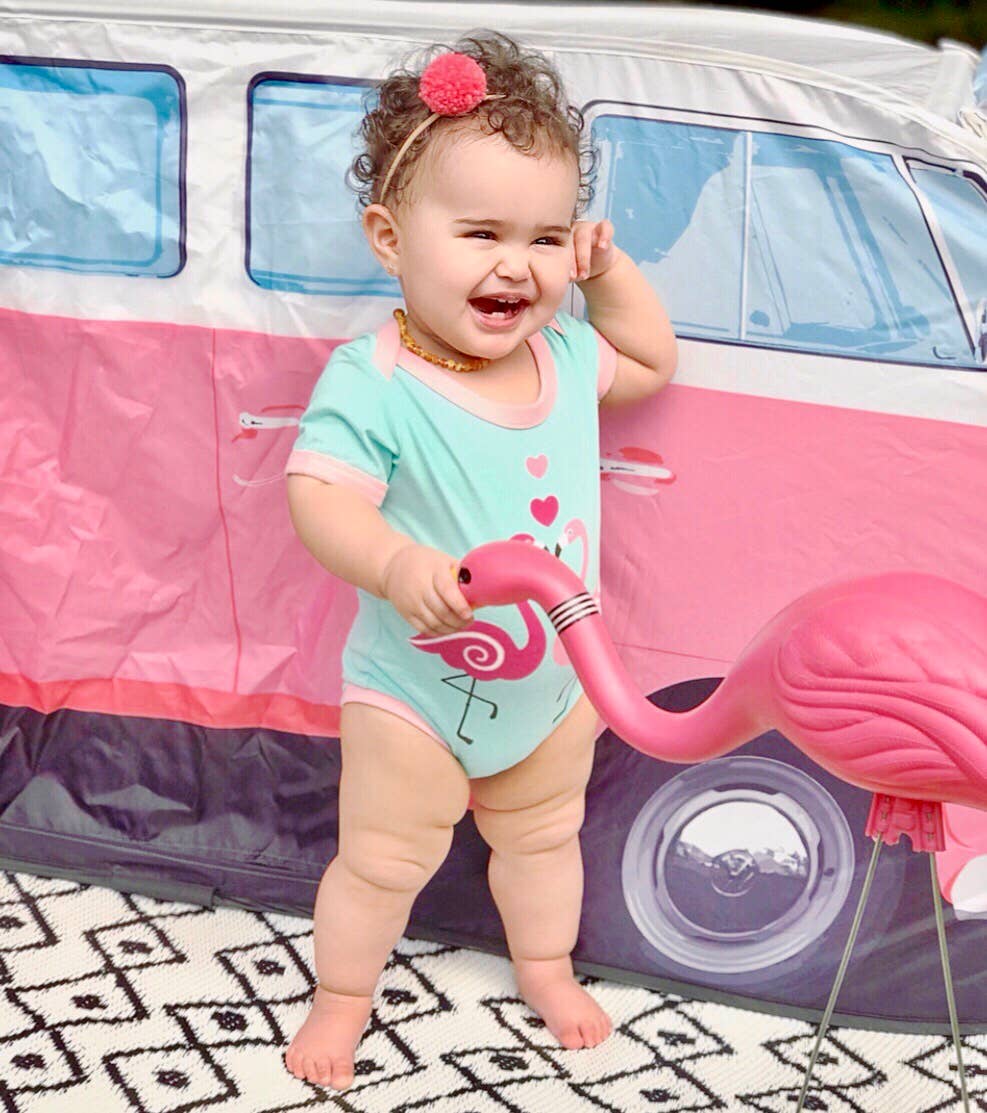 Doodle Pants – wholesale Bodysuit (non-footed) – Baby – Flamingo Baby Bodysuit5