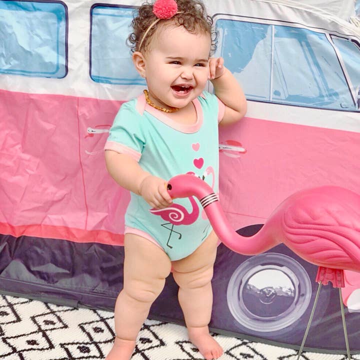 Doodle Pants – wholesale Bodysuit (non-footed) – Baby – Flamingo Baby Bodysuit5