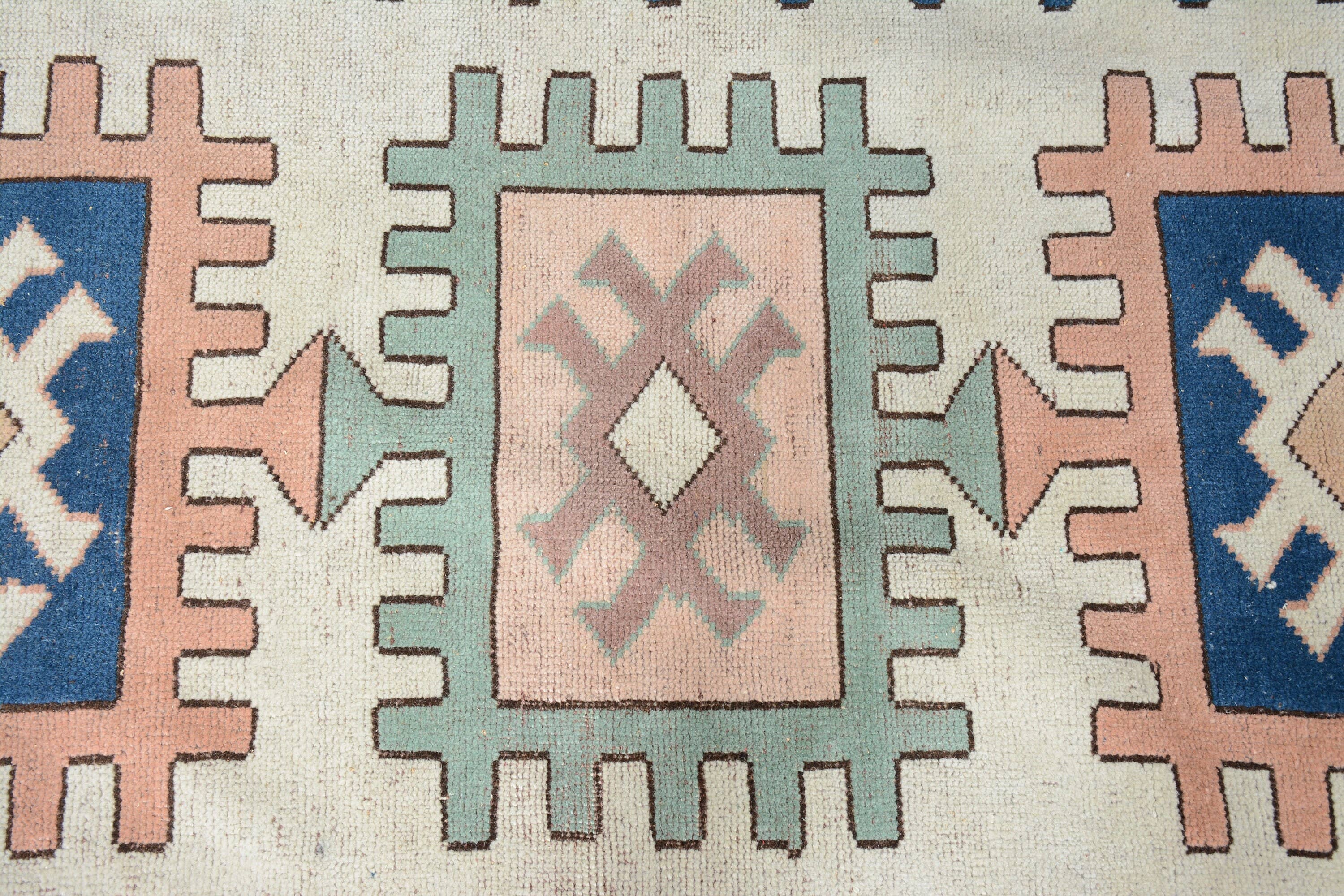 The Loom Wholesale - Wholesale Runner rug - Ethnic Kilim Wool Rug - Beige & Blue, Handmade Beauty6