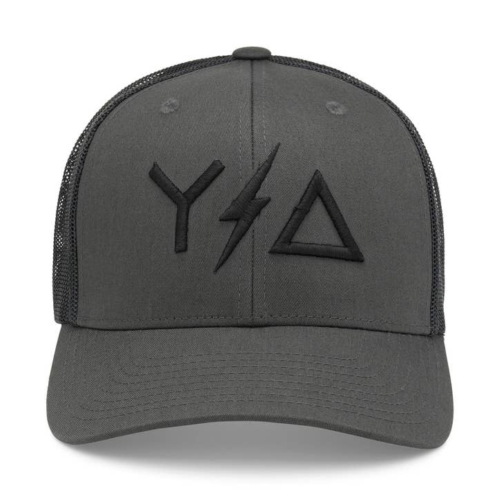 Charcoal Trucker Snapback för wholesale av WYE DELTA