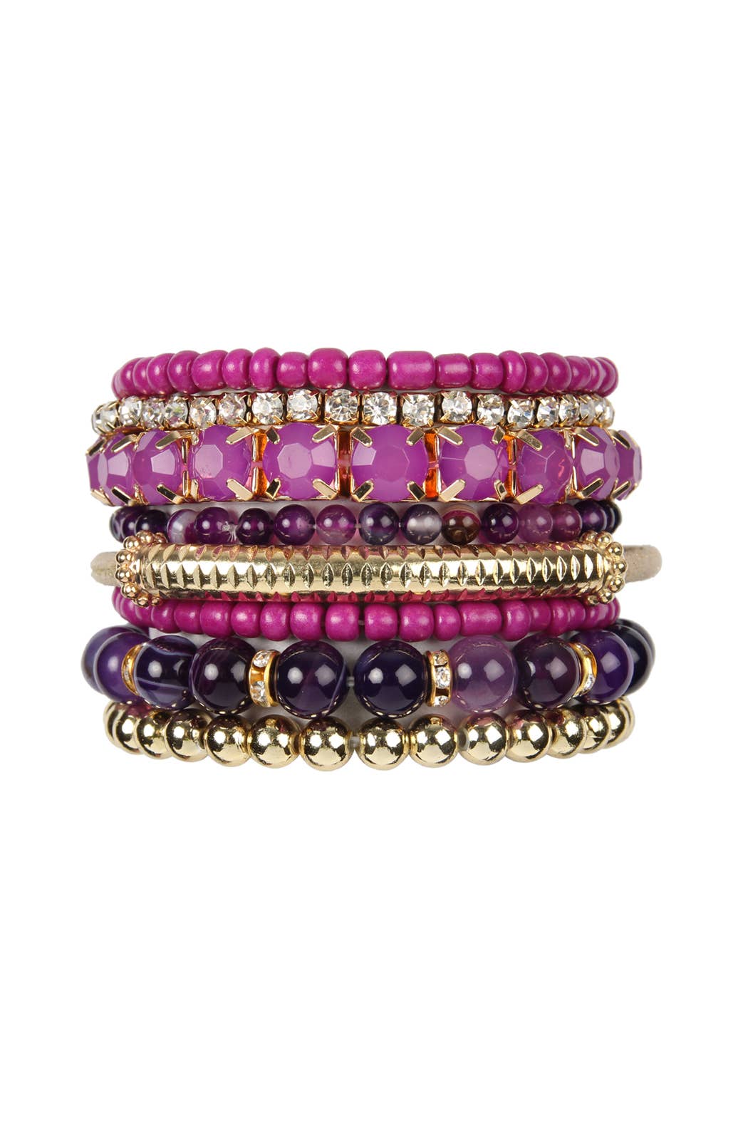 MYS Wholesale Inc - Wholesale Beaded Bracelet - Regular Size Stack-able Beads Bracelet Set11