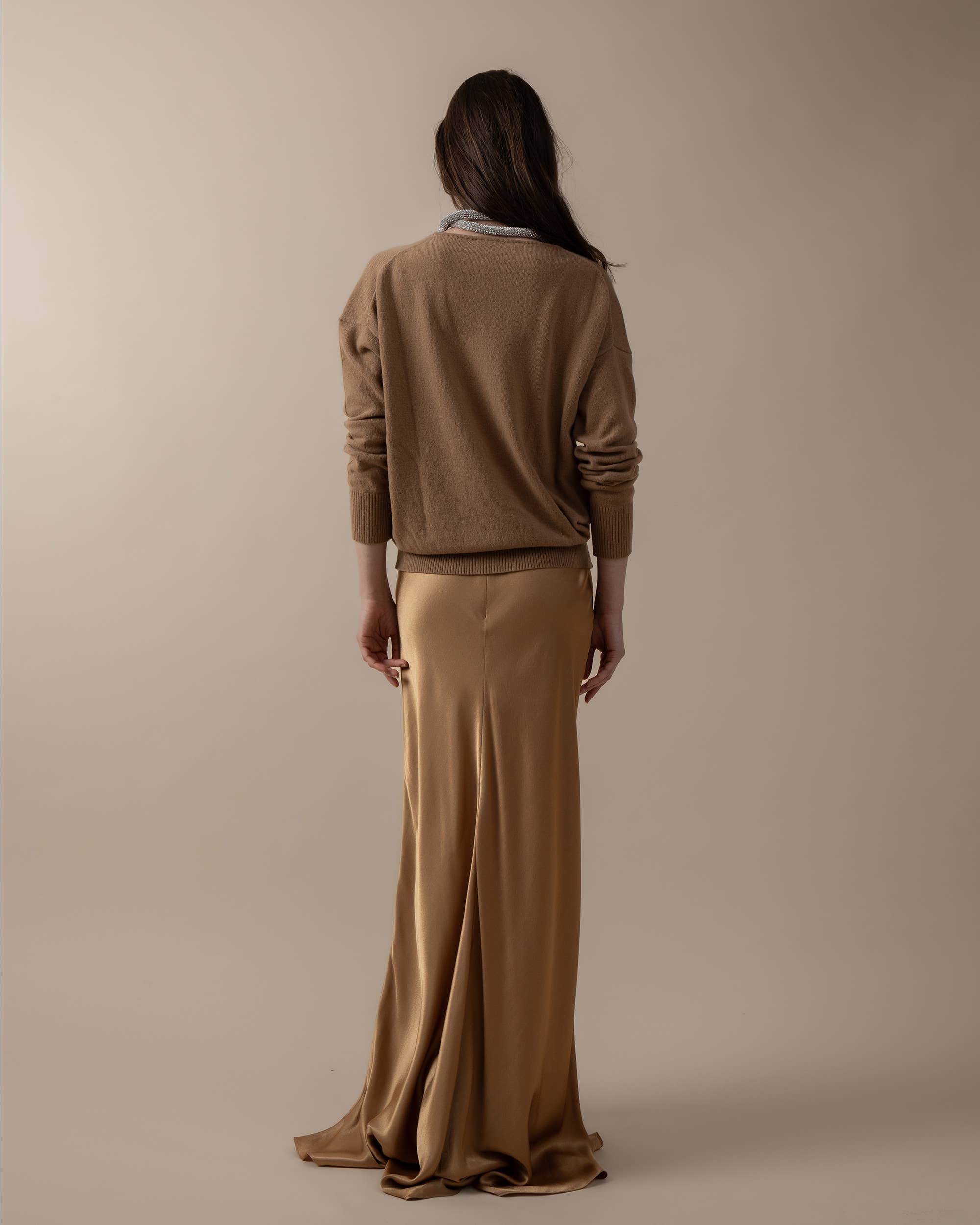 A  LINE - Wholesale Knit Sweater - Women's - V-neckline Cashmere Sweater2