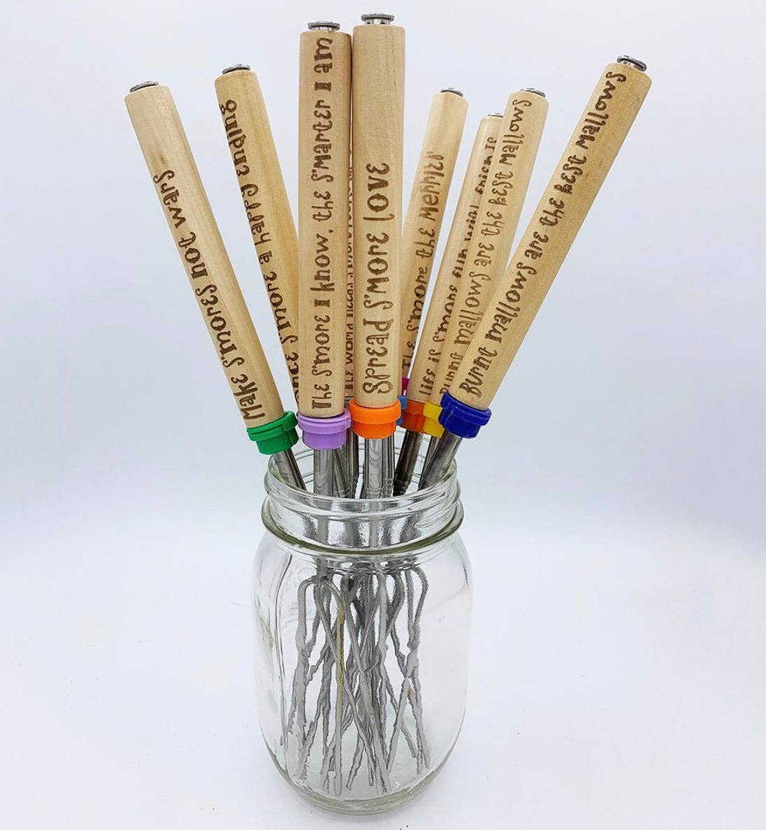 Pew Pew Lasercraft - Vente Broche à rôtir - Bâtonnets à rôtir Wordplay S'mores1