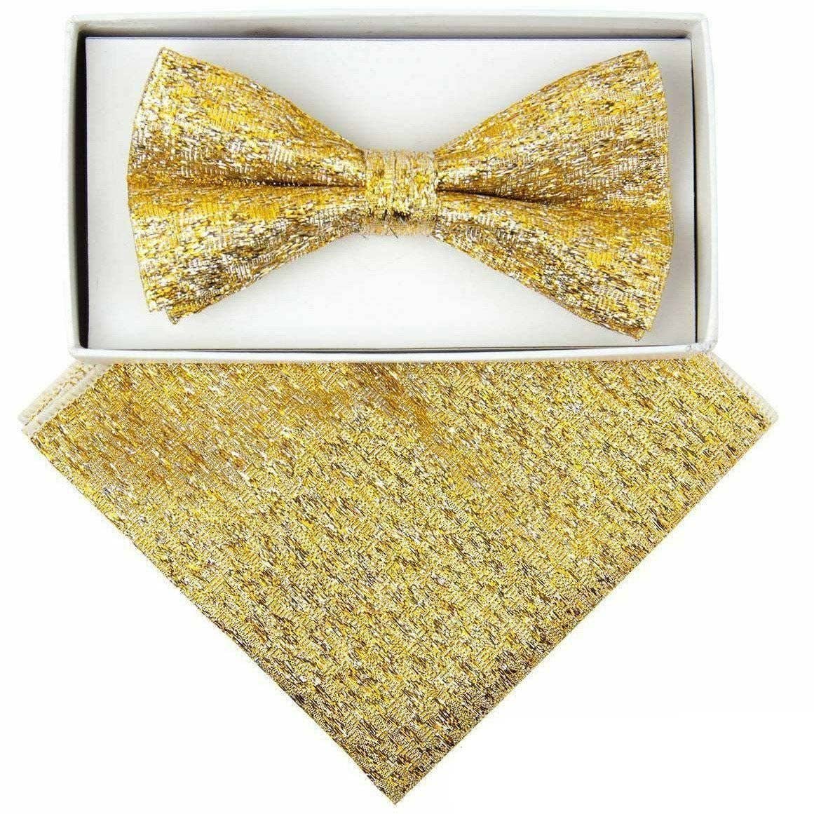 Dubal Brothers - Wholesale Bow Tie - Men's - VITTORIO FARINA Rhinestone Bowtie & Pocket Square by Classy Cufflinks11