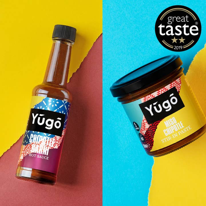 Too Hot To Handle (3 Miso Chipotle + 3 Chipotle Garni) (150mL x 6) for wholesale by Yugo Spice