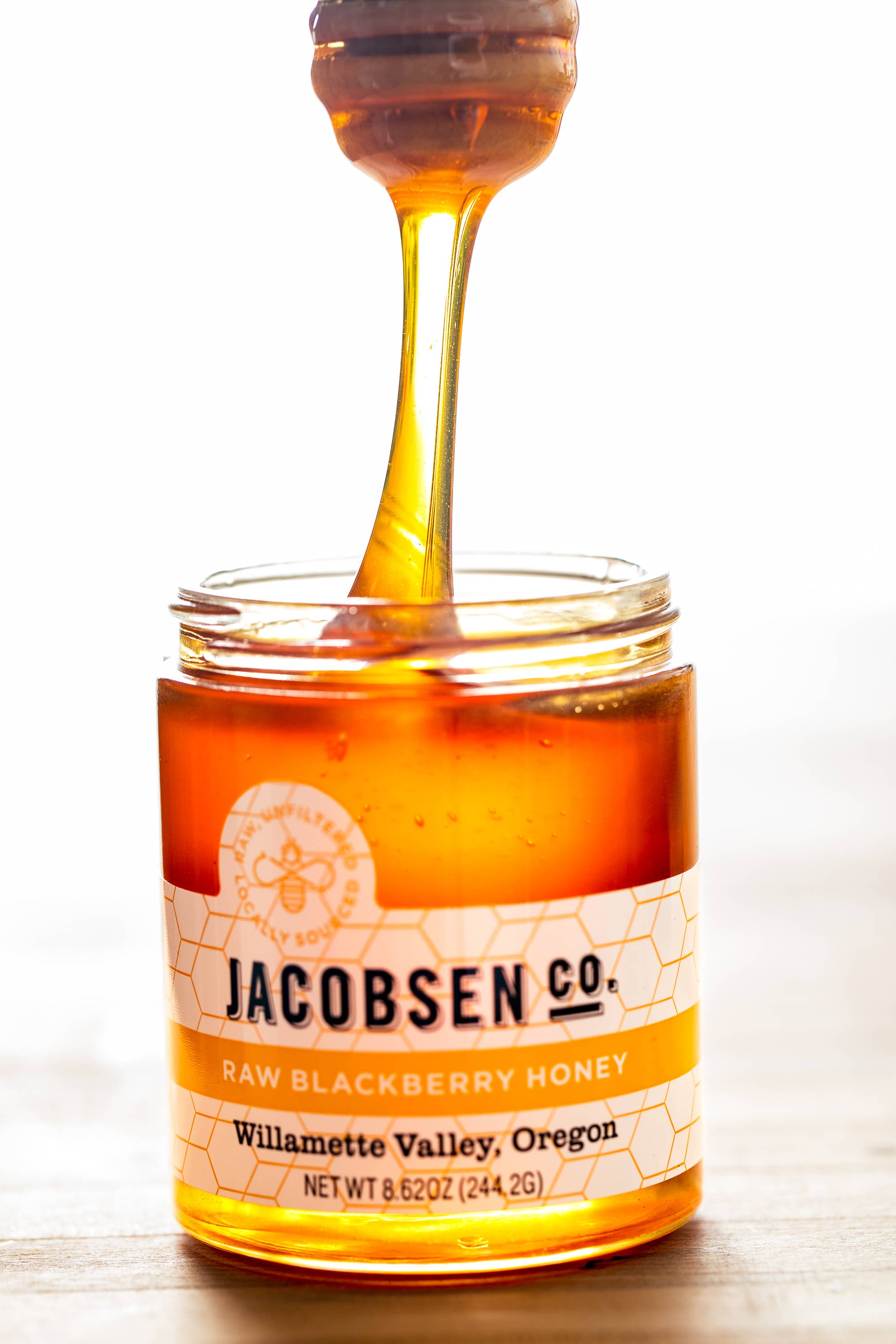 Jacobsen Salt Co. - Wholesale Honey - Raw Blackberry Honey - Single Origin Honey1
