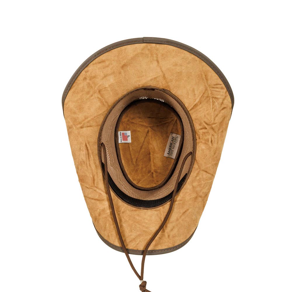 American Hat Makers – Engroshandel Cowboyhat - Unisex – Outback Læder Cowboyhat - Stil Stampede12