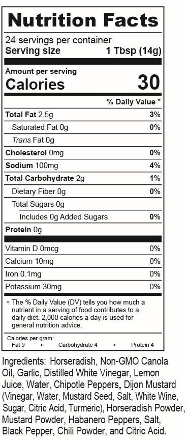 TorchBearer Sauces - Vente Sauces - Raifort Fumé | Bouteille de 12oz | Savoureux, Fumé | Chaleur 2/102