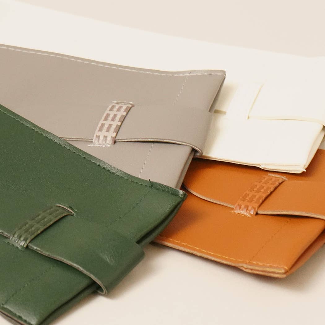  ASSORTED COLOR Fashion Faux Leather Sunglasses Pouch for wholesale on Faire5