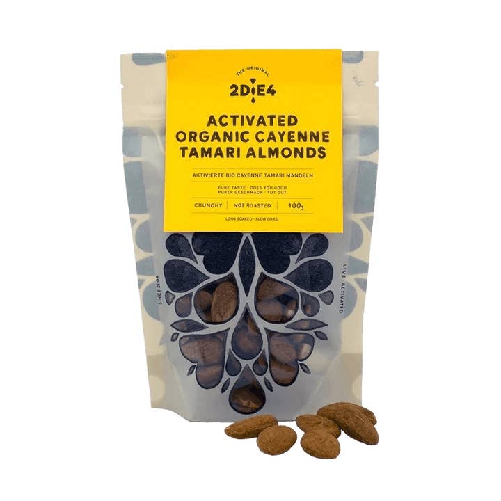 Activated Bio Cayenne Tamari Mandeln für den Großhandel von 2DiE4 Live Foods