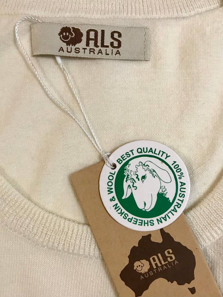 ALS Australia - Wholesale T-Shirt - Men's - Men Long Thermal Underwear Merino Wool Top - Ivory6