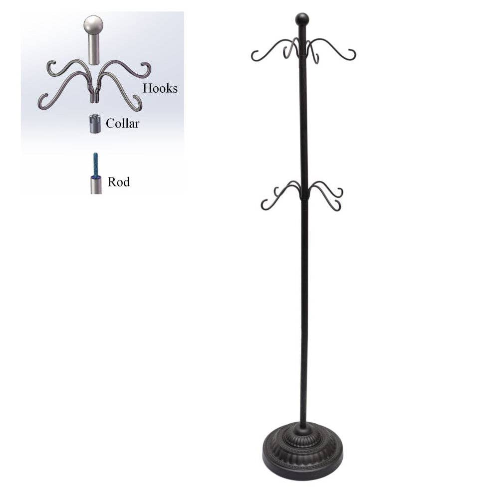 Haute Decor - Wholesale Christmas Decoration - Adapt™ Adjustable Christmas Stocking Tree Stand - Black7