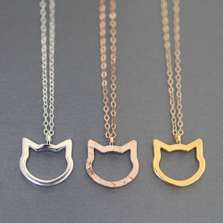 Poppy and the Puppy - Wholesale Pendant/Charm Necklace - The Split Personality Double Sided Cat Necklace1