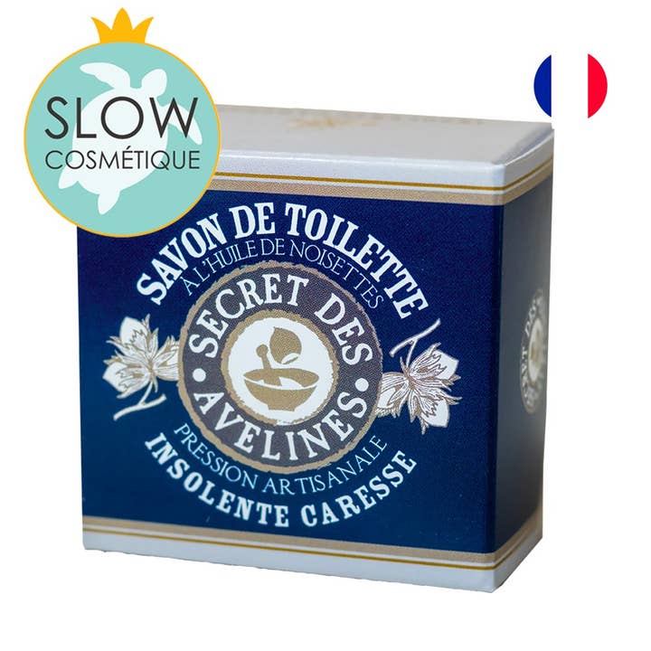 Insolente caresse natural hazelnut oil soap 95 g for wholesale by Secret des Avelines