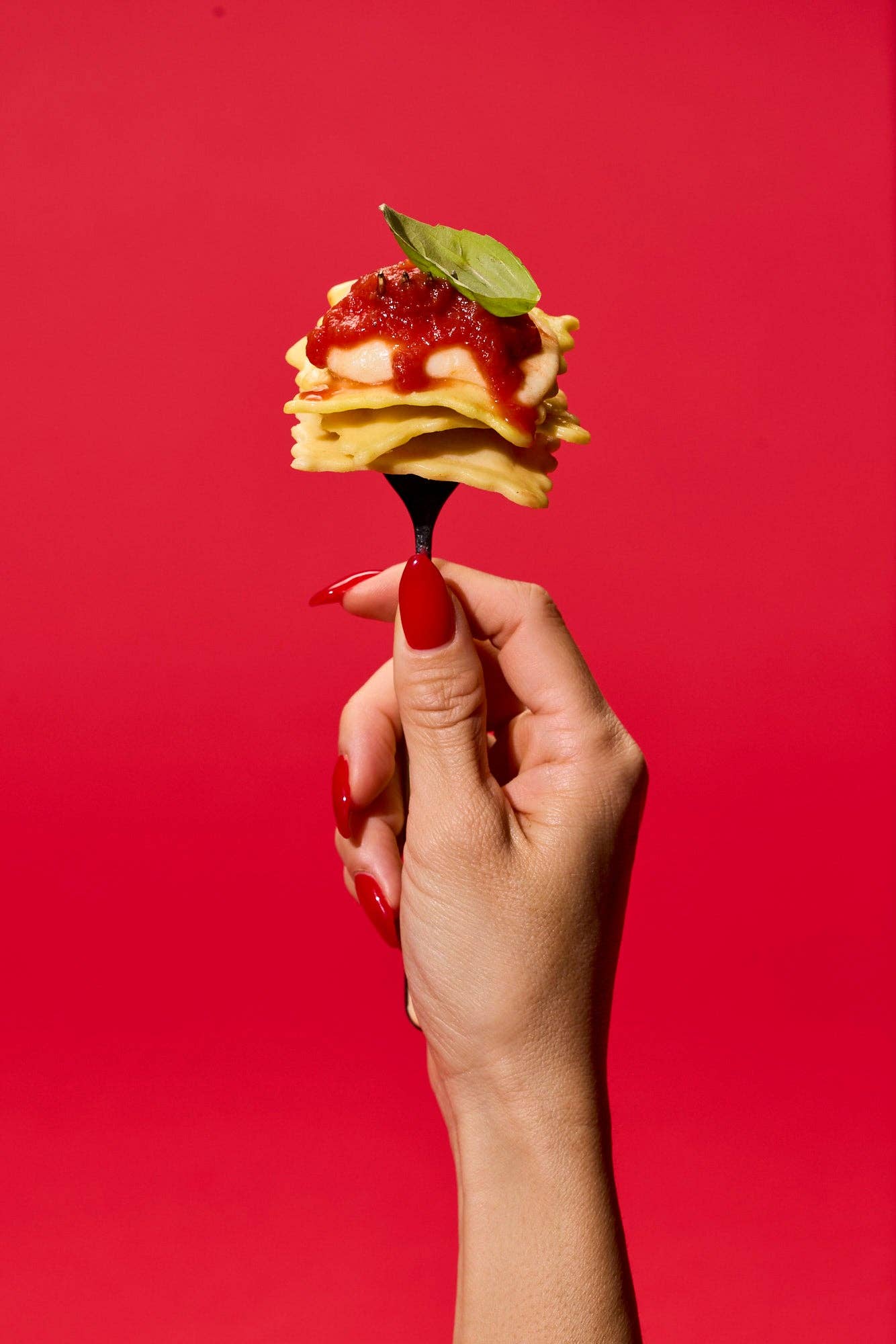 Ripi - Wholesale Pasta - Chicken Parm Ravioli w/ Crushed Tomatoes, Mozzarella & Basil4