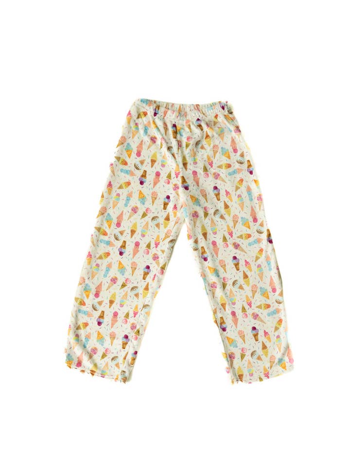 Macaron + Me - Wholesale Lounge Sweatpants/Joggers - Women's - Plush Pants-Ice Cream