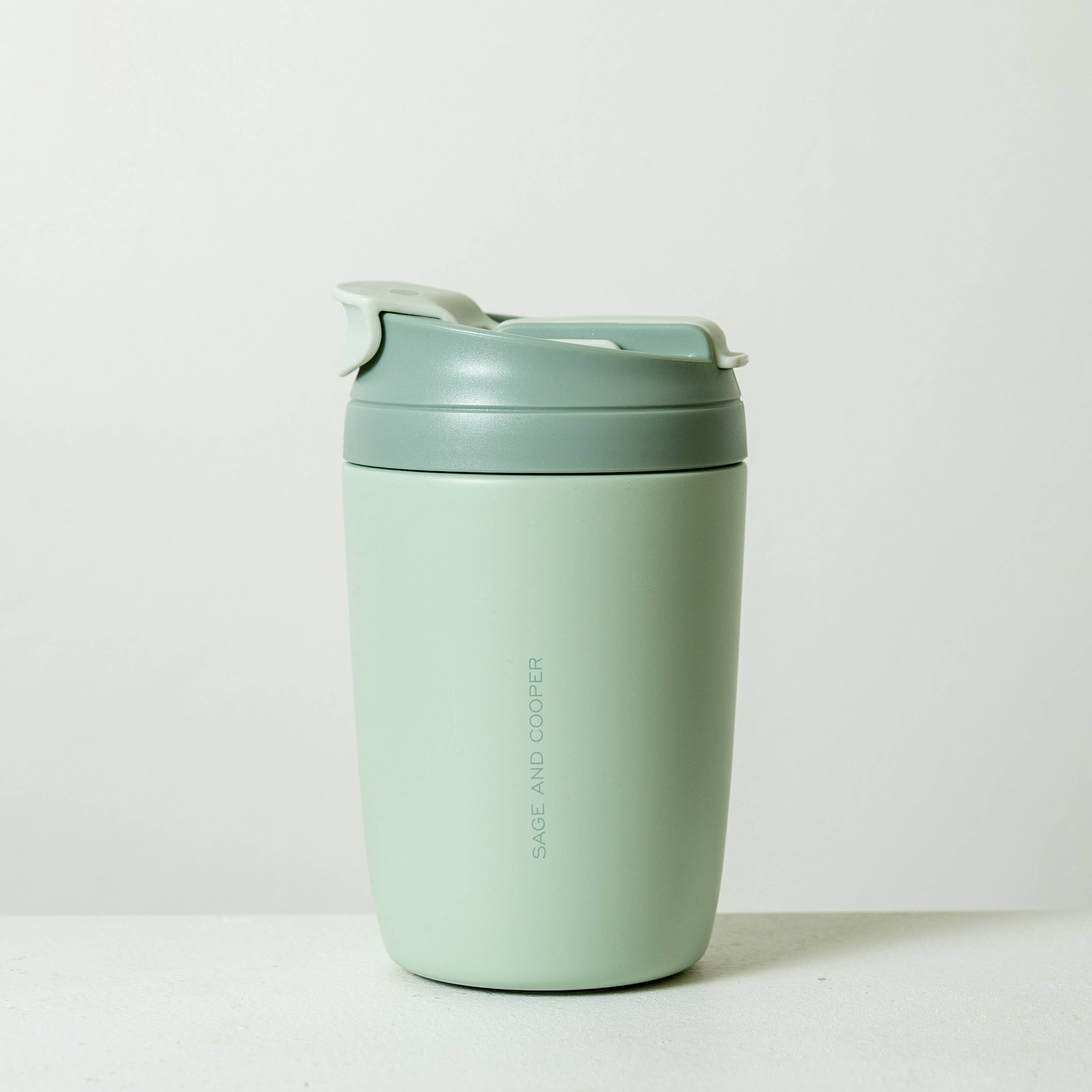 Sage & Cooper - Vente Gourde/bouteille isotherme - Tasse réutilisable Olive2
