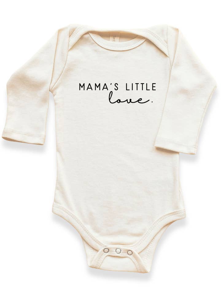 Mama's Little Love Organic Bodysuit Long Sleeve for wholesale by Tenth & Pine
