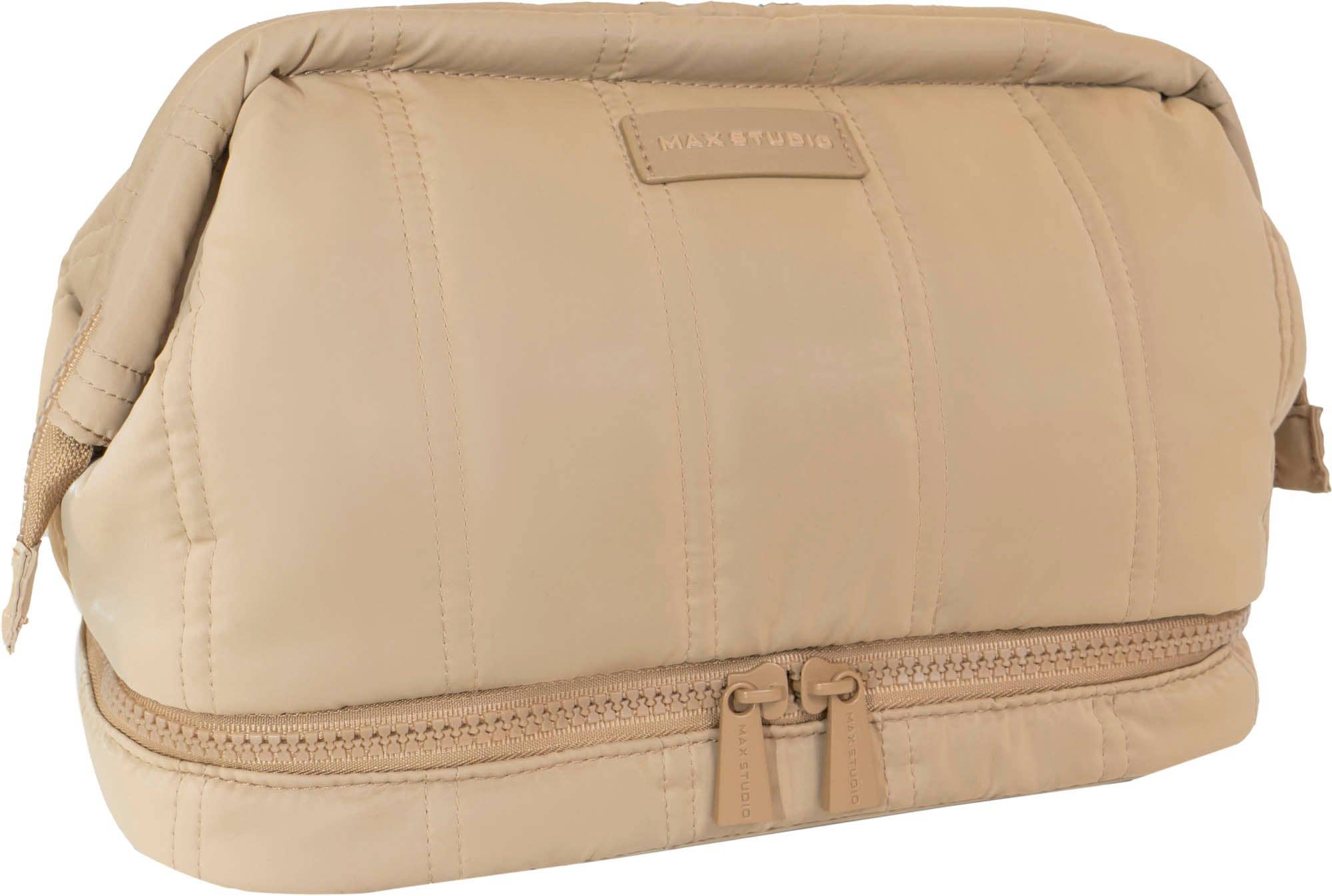 Magid – wholesale Toiletry bag – women's – Max Studio Tubular Quilted Nylon Toiletry Pouch6