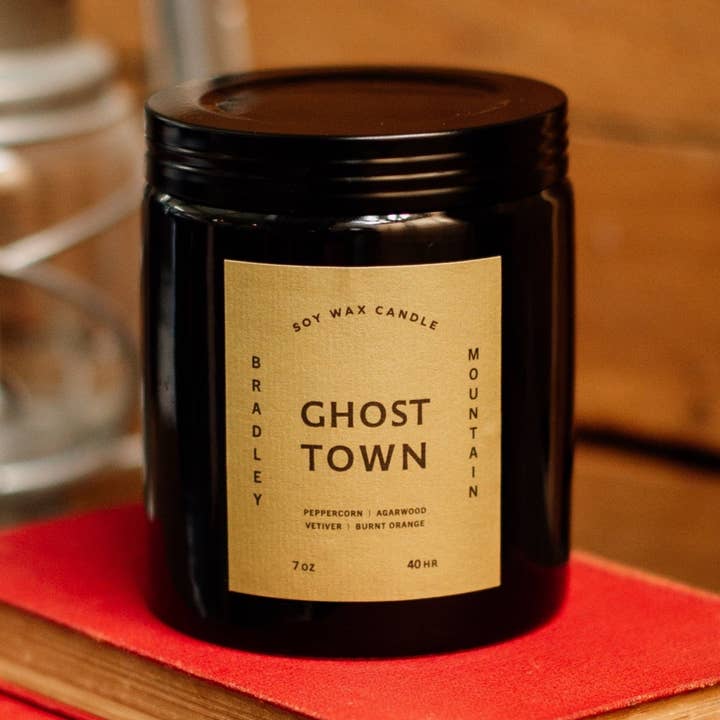 Ghost Town Candle for wholesale by Bradley Mountain