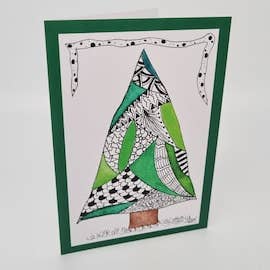 Foldet lykønskningskort (emne # 1472). A6-format for engroshandel hos CARD-ART