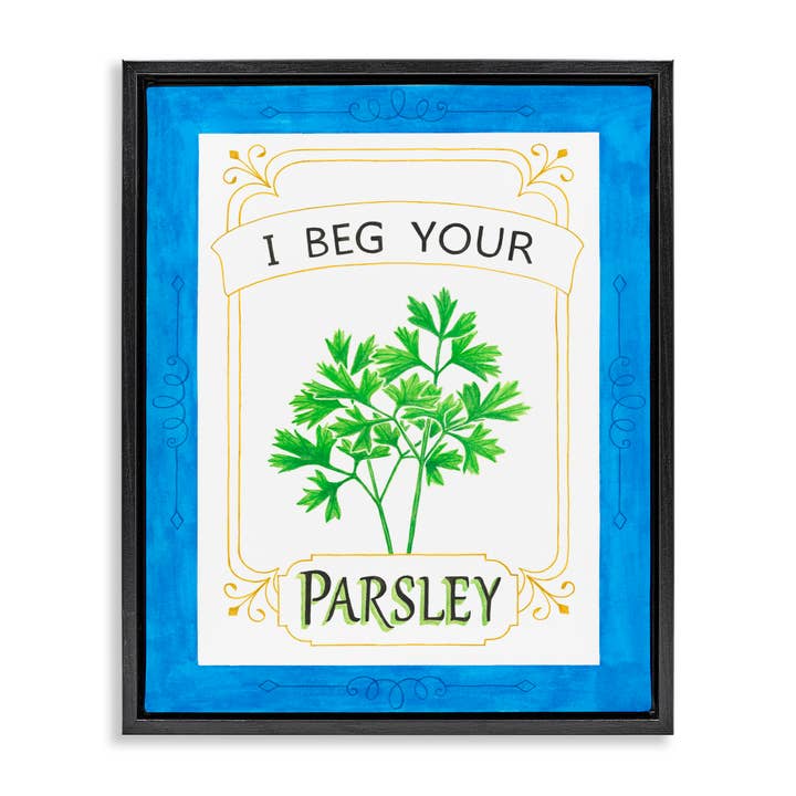 Stupell Industries - Wholesale Wall Sign - I Beg Your Parsley - Framed Wall Art22