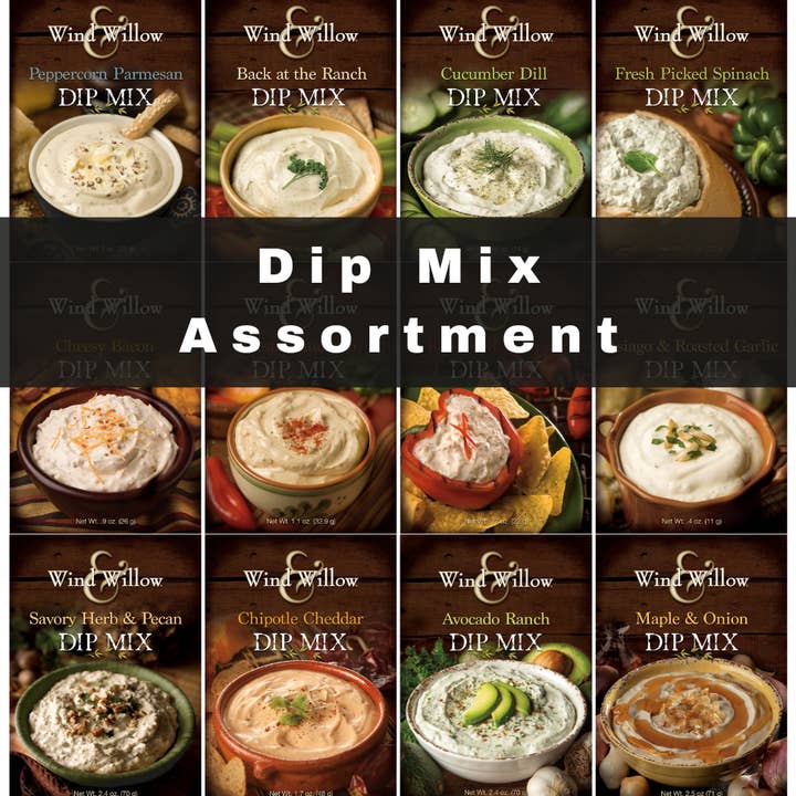 Wind & Willow - Wholesale Dip - Dip Mix Assortment (cs 48)