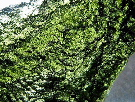 Crystal River Gems LLC - Wholesale Spiritual Stone/Crystal - Moldavite-Tektite, Czech Republic-Besednik, Genuine Moldavite 2.2 to 2.6g (1 Piece)1