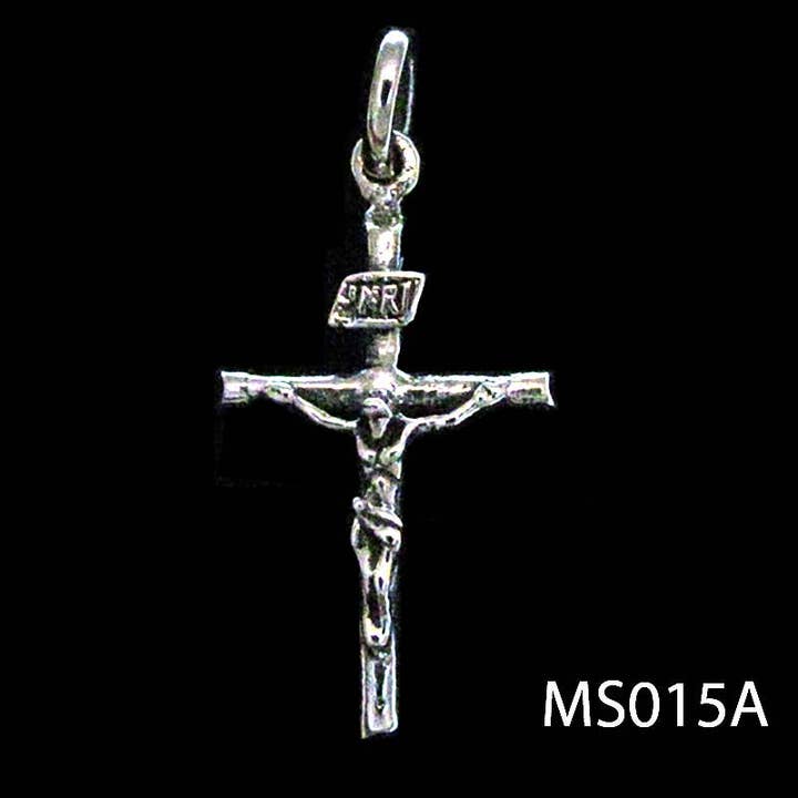 Pendentif crucifix en argent sterling pour la vente par Zeppo Merchandisers Inc