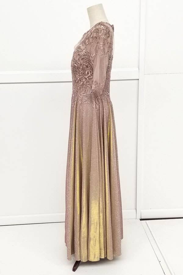 Chicas - Vendita all'ingrosso Vestito - Donna - Abito lungo Missy con maniche 3/4 e tasche J006-S-4XL22