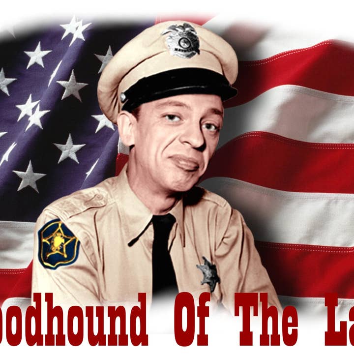 Licence Plate Bloodhound Barney Fife for wholesale by BMS BIZ