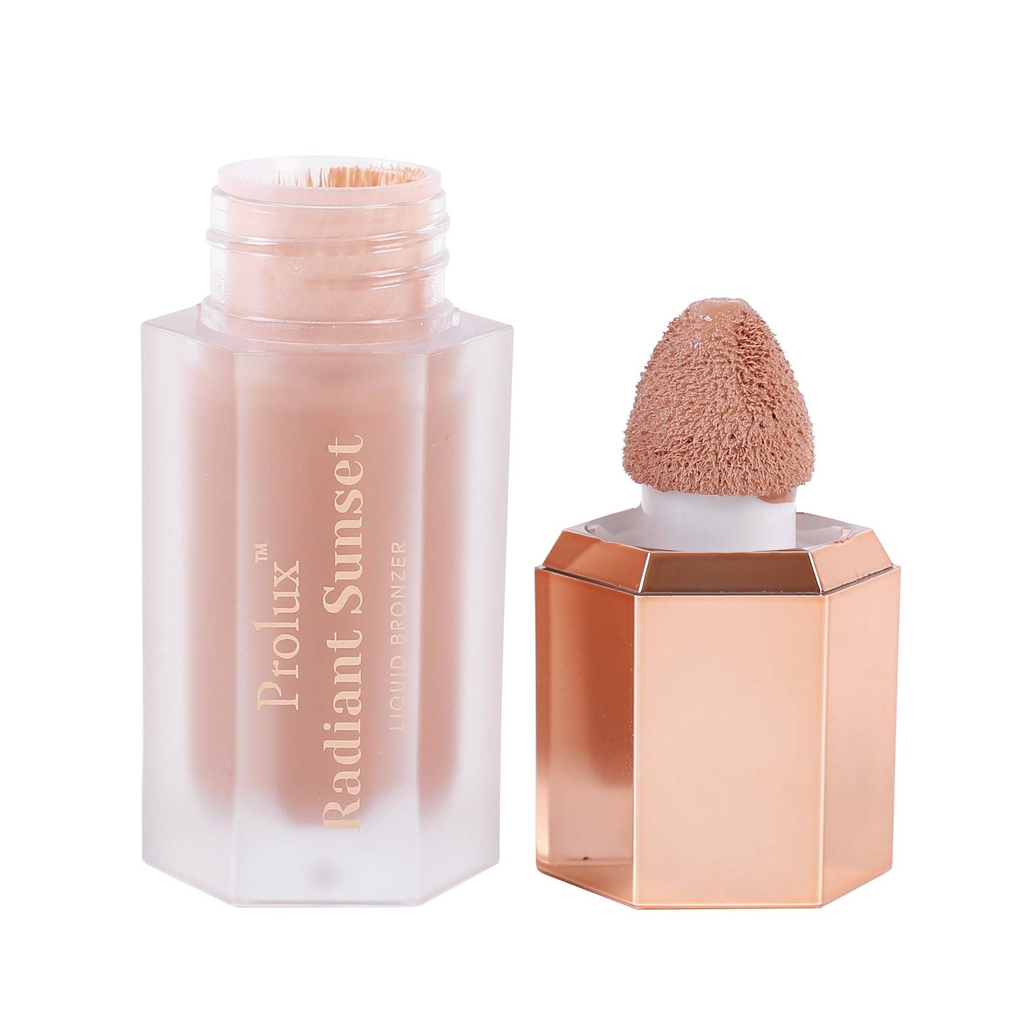 Strandschönheit + Honigpop + Karamelltraum + sonnengeküsster Glanz Radiant Sunset Flüssiger Bronzer für strahlenden Teint für den Großhandel auf Faire10